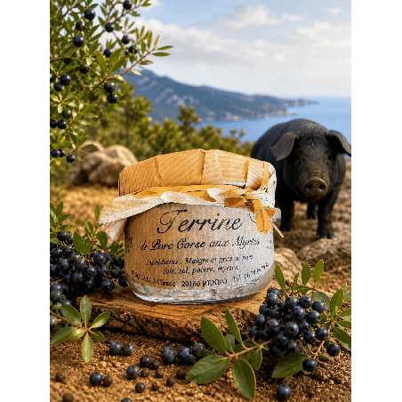 Terrine de porc corse aux baies de myrte 190g 🫐🐗