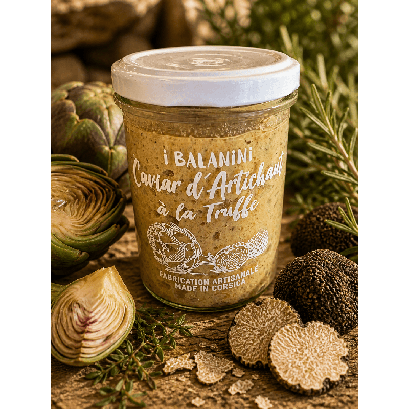 Caviar d'artichauts à la truffe