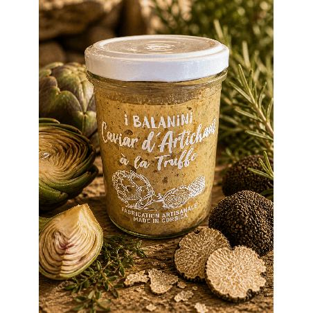 Caviar d'artichauts à la truffe