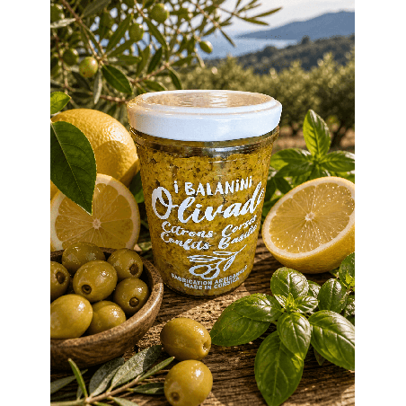 Olivade citrons corses confits, basilic 🍋🌱
