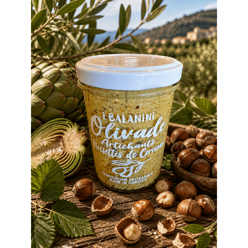 Olivade artichauds et noisettes de Cervione 🥬🌰