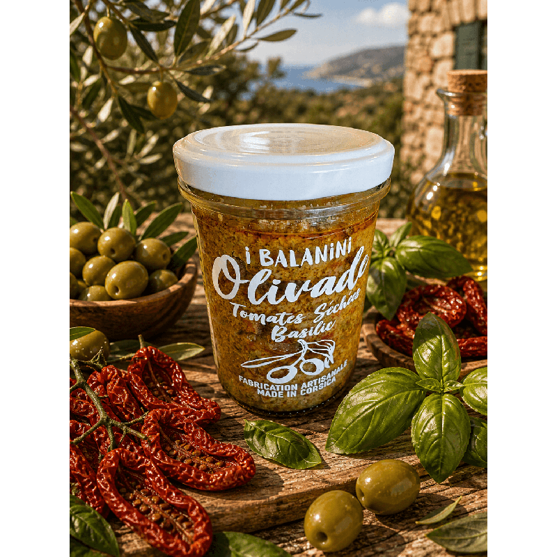 Olivade tomates séchées, Basilic 🍅🌱