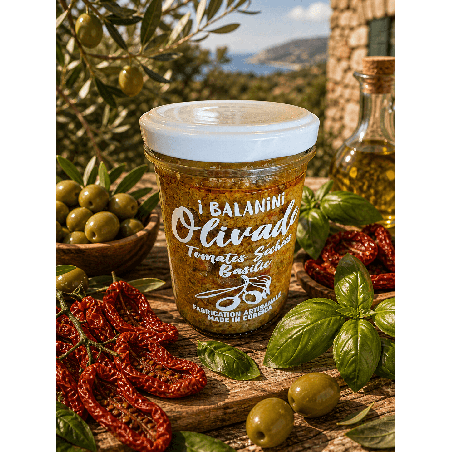 Olivade tomates séchées, Basilic 🍅🌱