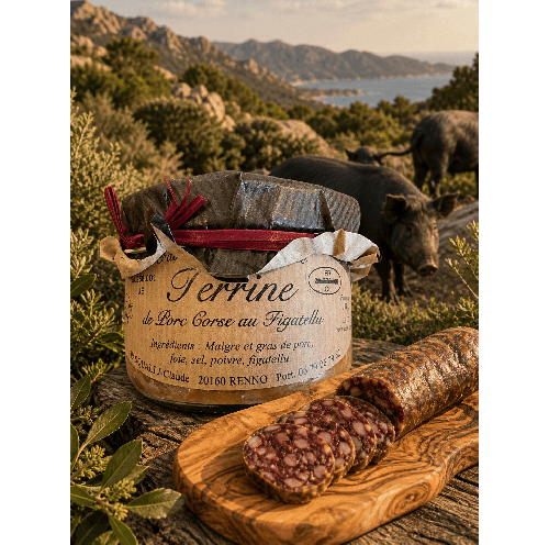 Terrine de porc corse au figatellu 190g 🐗