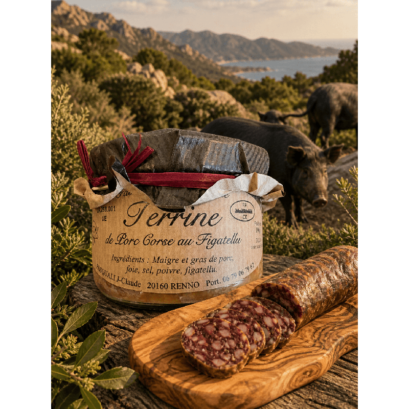 Terrine de porc corse au figatellu 190g 🐗