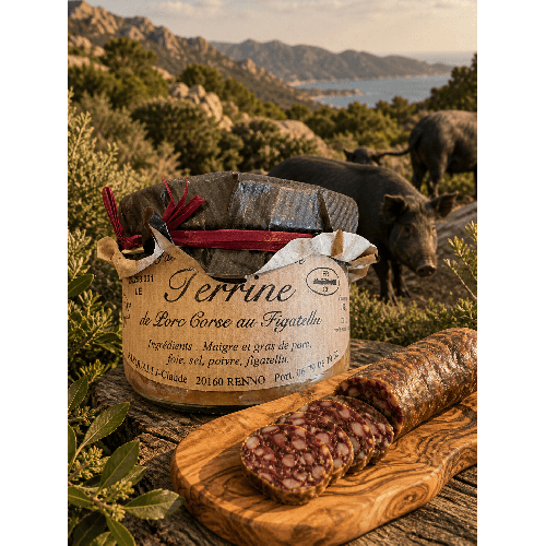 Terrine de porc corse au figatellu 190g 🐗