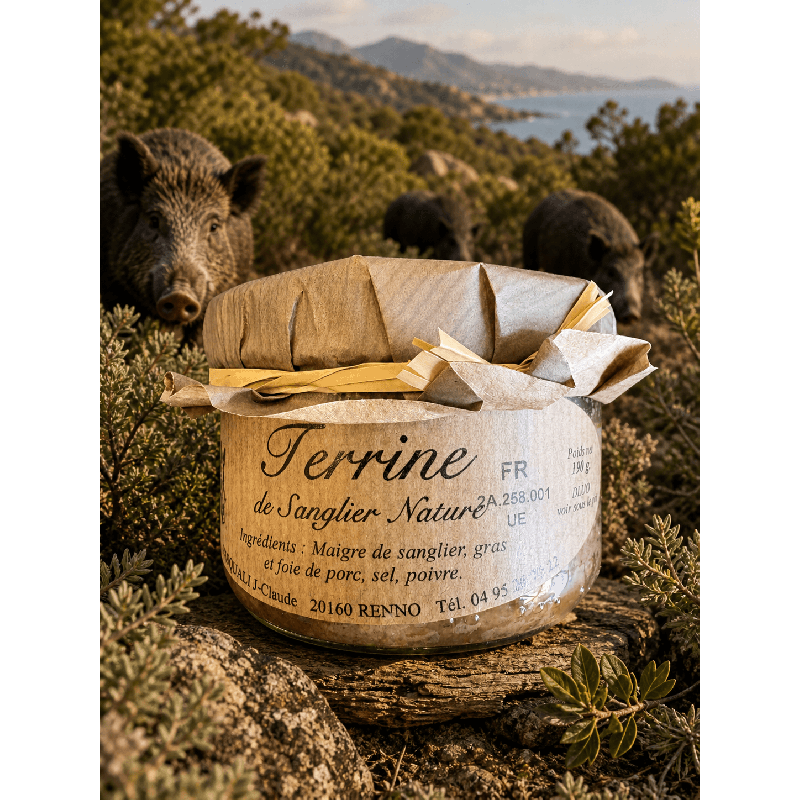 Terrine de sanglier nature 190g 🐗