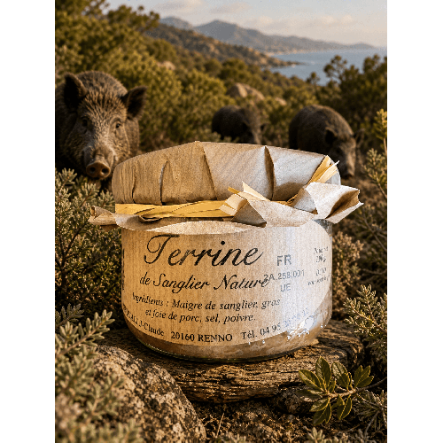 Terrine de sanglier nature 190g 🐗
