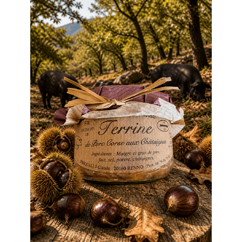 Terrine de porc aux chataîgnes corses 190g 🐗🌰