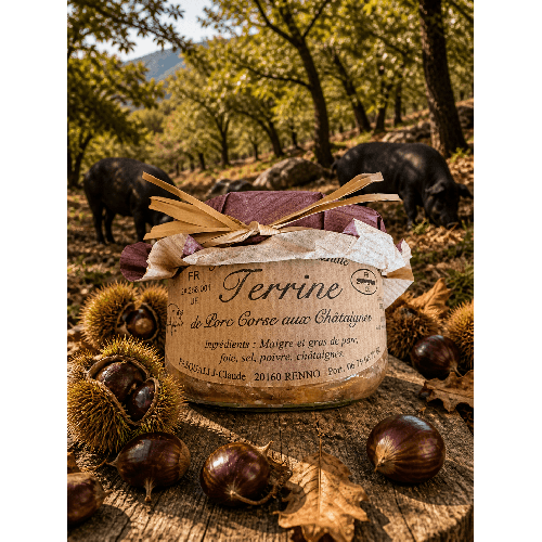 Terrine de porc aux chataîgnes corses 190g 🐗🌰