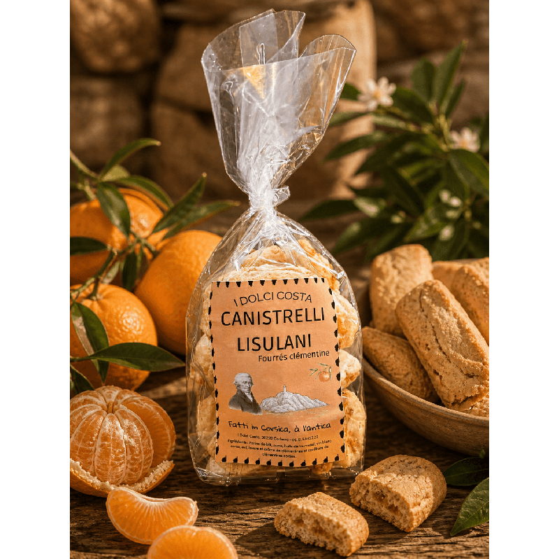 Canistrelli fourrés à la clémentine confite 🍊
