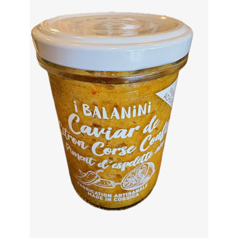 Caviar de citrons corses confits et piment d'espelette AOP 🌶️🍋