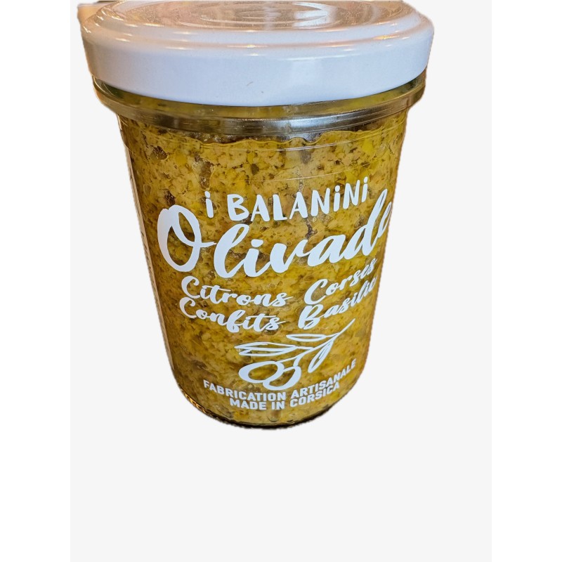Olivade citrons corses confits, basilic 🍋🌱